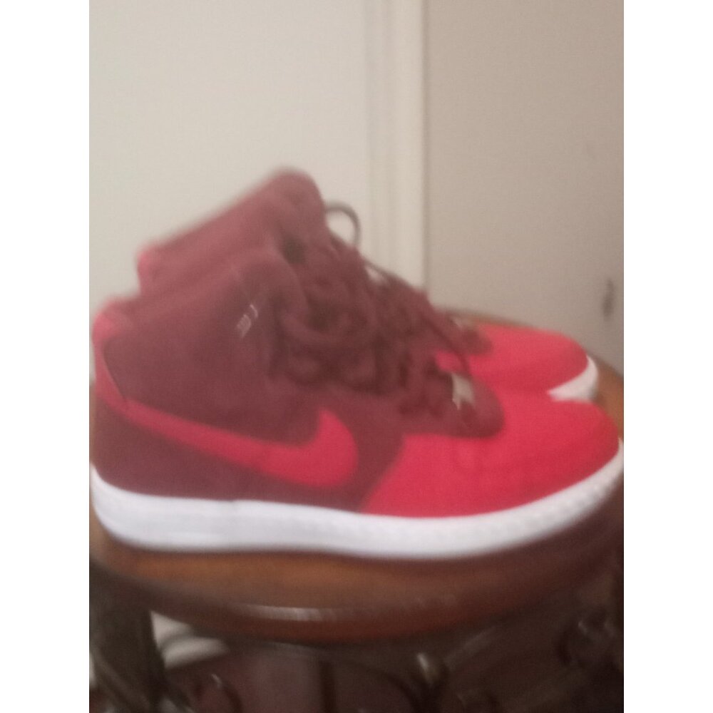 Nike Red Women's Athletic High-Top Sneakers
